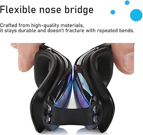 Anti-Fog Anti-UV No Leaking Swim Goggles for Adults with HD Lens and Wide View