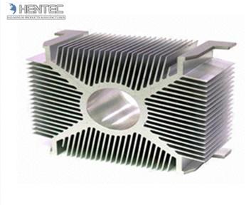 6063 Aluminum Heatsink Extrusion Profiles For Water Cooler / Electronic Radiator / Automatic Industry