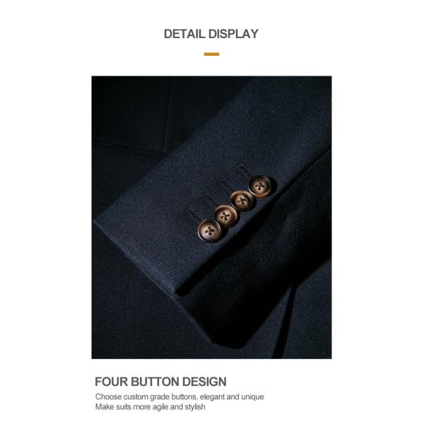 Mixed Fabric Groom's Suit for Professional Business Men in British Style Weddings in UK