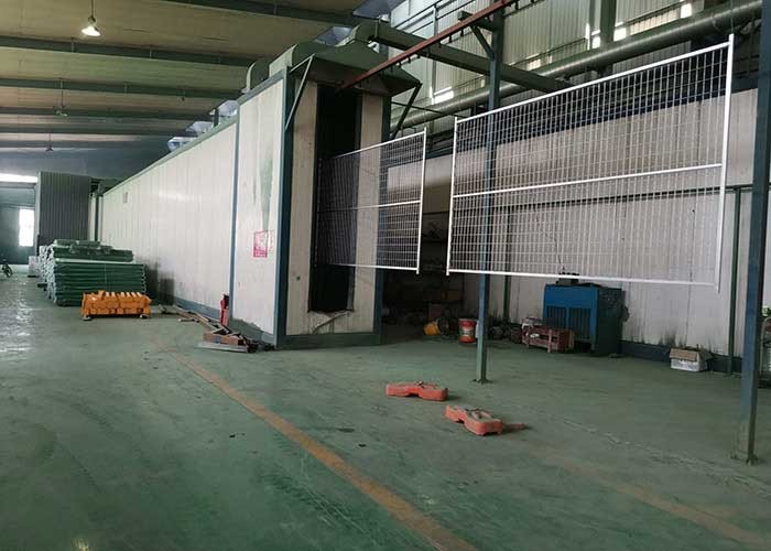 Загородка Канады ячеистой сети OHSAS 18001 сваренная временная