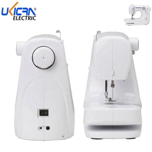 Butterfly Sewing Machine for Clothes Easy Operation White Body Blue Yellow Printing