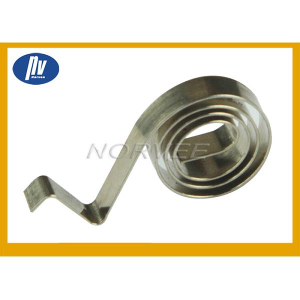 Stainless Steel 301 Industrial Torsion Spring , Spiral Power Spring For Motor