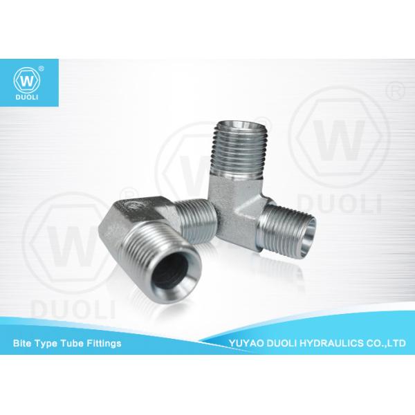 Type fil métrique de morsure d'acier au carbone de garnitures hydrauliques de