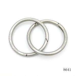 Huge Size Strong Spring O Ring 73mm Bag Carabiner Clip with Logo Engraved Text