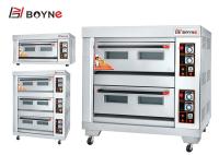 Un uso comercial industrial de Oven Gas Baking Equipment de la cubierta de las bandejas de la cubierta dos