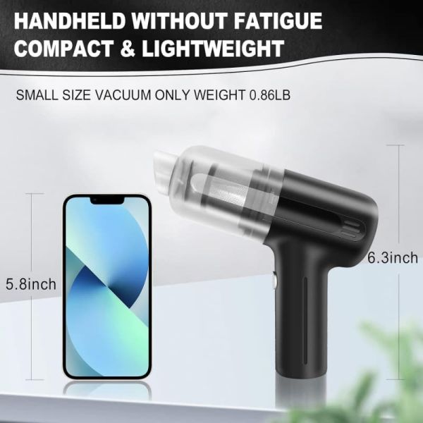 2 In 1 Cordless Car Vacuum And Air Blower 5500Pa Rechargeable Portable Cleaning Tool