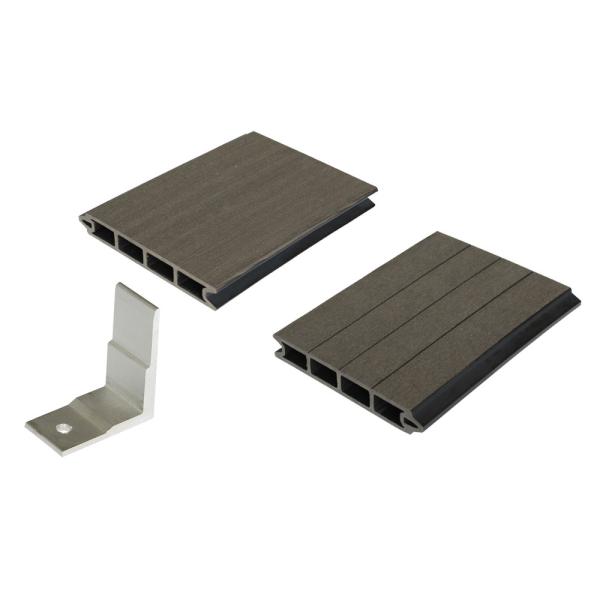 Внешний частный дом WPC Внешний забор Сад Композитные панели ограждения