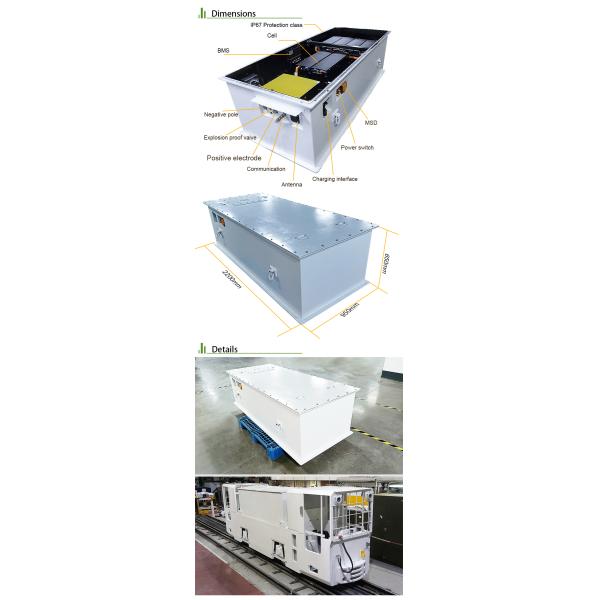 батарея трактора блока батарей 600v 50kwh Ev лития Lifepo4 Ev 600v 60kwh 537v