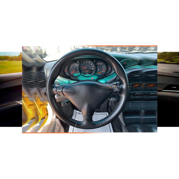 Genuine Leather and Suede Steering Wheel Cover for Porsche 911 Turbo 996 Year 1997-2001