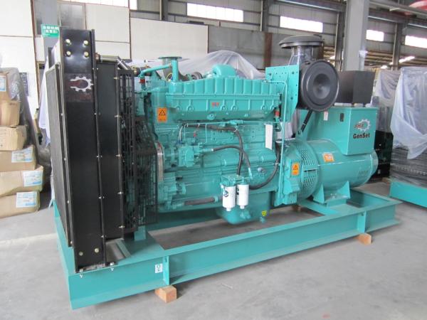 313KVA  / 250KW Open Diesel Generator Cummins Water Cooled Diesel Generator 50Hz