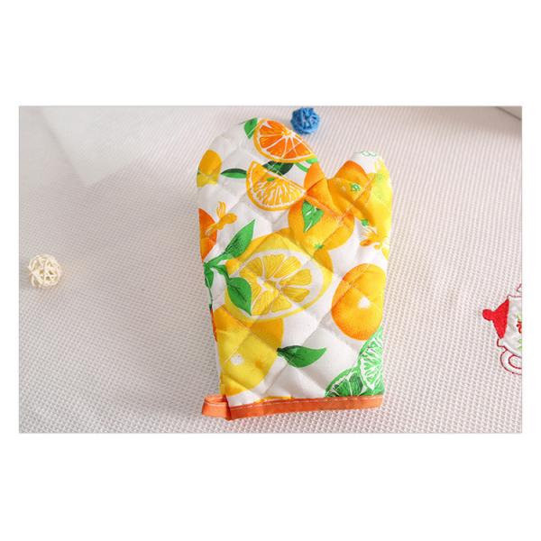 Manufacturer Custom digital printed cooking kitchen microwave cotton oven glove