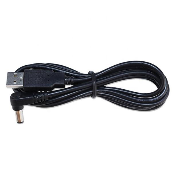 Custom USB Male to Right Angle 5.5 X 2.1mm 2.5 3.5 1.35 Connector  Male DC Cable