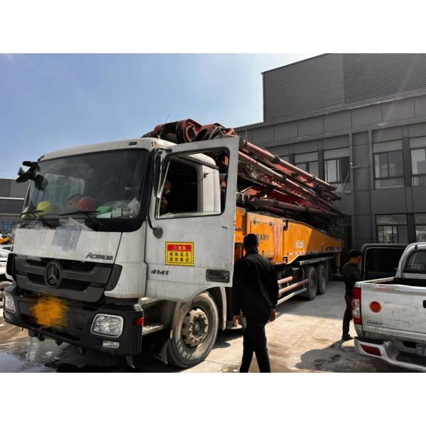 2013 56m Sy Béton Pompes de gonflement Équipement lourd Service après-vente Type de cylindre Structure