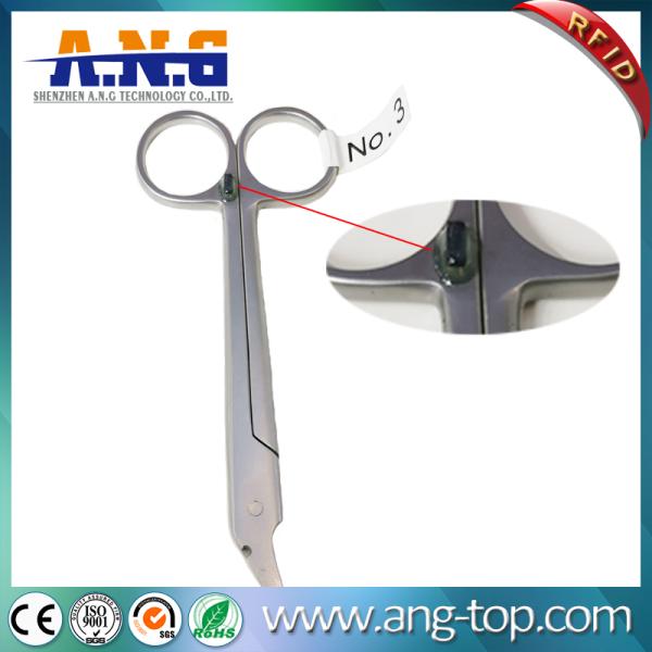 Ceramic Tiny RFID UHF Anti Metal Tag For Medical Tools Tracking