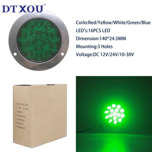 4 Inch round LED trailer light kit, led trailer lights china
