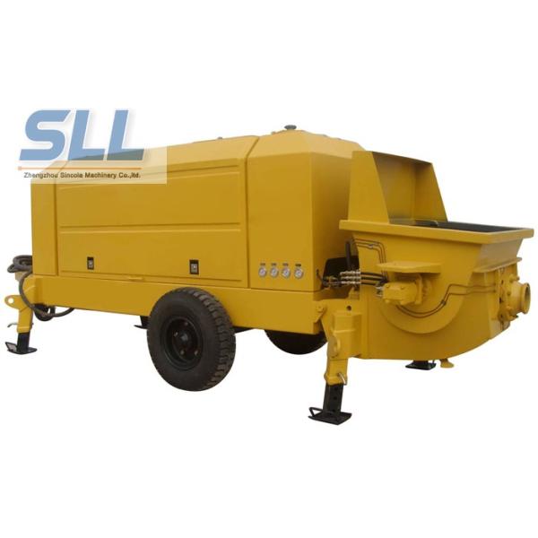Various Colors Electric Concrete Pump , Small Portable Concrete Pump