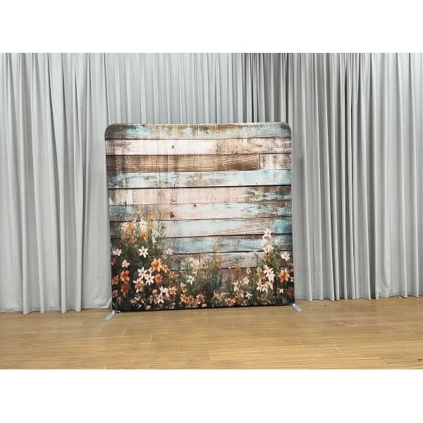 8x8ft Exhibition Backdrop Polyester Fabric Photo Booth Backdrop