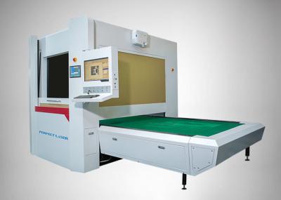 Máquina de gravação a laser de varredura de galvanômetro de proteção total para jeans e brim