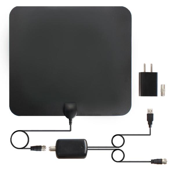 Smart TV TV Antenna IEC/F Male Connector 50 Miles Range ISDB-T ATSC DVB-T DVB-T2 HDTV
