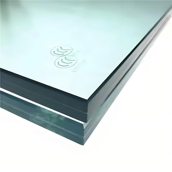 High Safety Laminated Glass Floor Anti Slip Pattern Structural Walkway Panel