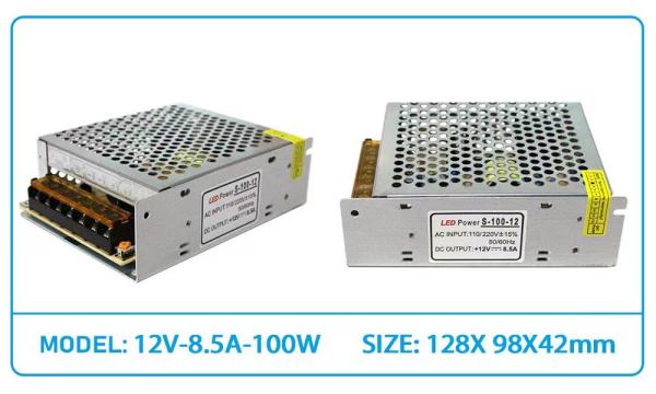 100W DC 12V 8.5A Power Supply Switching LED Power Supply