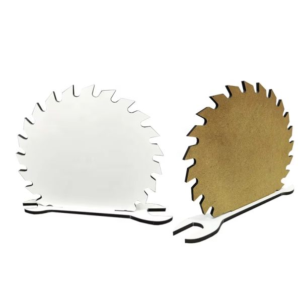 Sublimation Blanks Saw Blade Wrench Photo Frames Fathers Day Gift Blank MDF Picture Frame