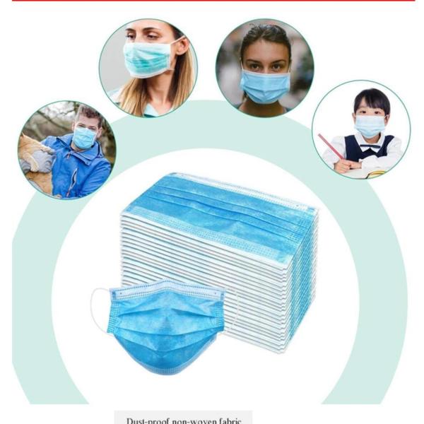 Class II Cotton Yarn 9.5 Cm Triple Layer Surgical Mask