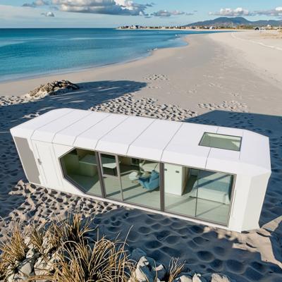 Comfort And Efficiency Mobile Space Capsule With Kitchen Customizable Ecocapsule House