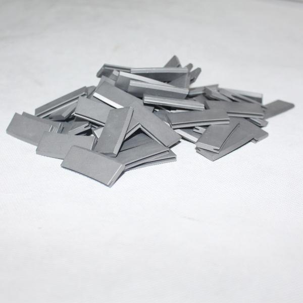 YG15 YG8 YL10.2 Custom Tungsten Carbide Parts , Agricultural Carbide Welding Inserts