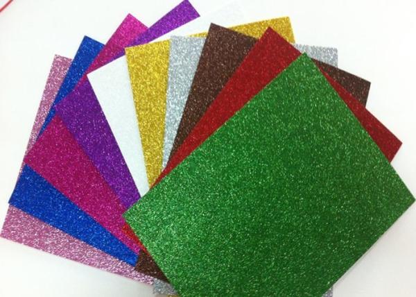 1.7mm Non - Toxic Die Cut Glitter EVA Foam Sheet For Craft And Kids DIY