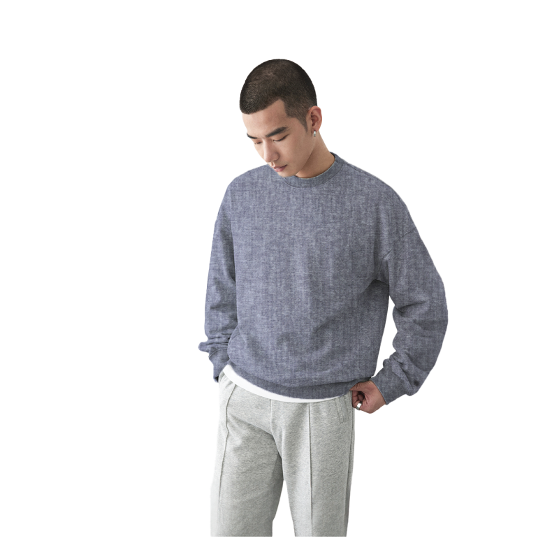 The 350gsm Wax-Dye Resin Solid Knit Fabric For Luxury Hoodies