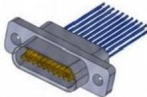 J30J-21ZKL Rectangular Micro Connector 21 Pin Precision Socket Connector