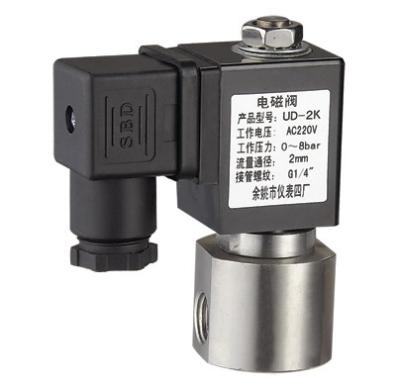 Válvula de ar elétrica fluida diminuta do solenoide da válvula de solenoide dos SS NENHUM 24VDC 10mm