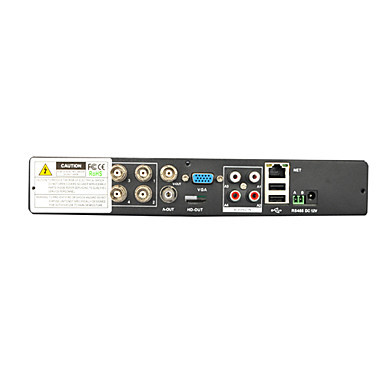 4 Channel Home and Office CCTV DVR System(P2P Online,4 Outdoor Camera)