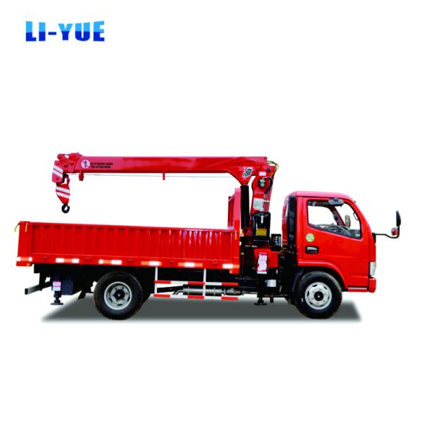 High Performance Mini 3.2 Ton Hydraulic Mobile Lorry Crane With Stiff Boom