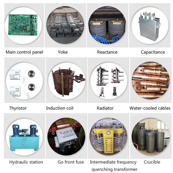 Hydraulic Tilting Steel Melting Furnace For Cast Iron Barbell And Dumbbell Setl