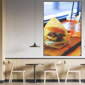 Экран дисплея киоска рекламы Signage 86 цифров кафа дюйма коммерчески