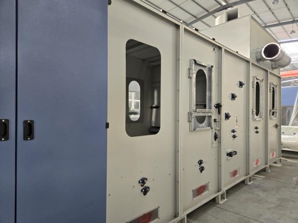 高容量貯蔵ブレンド機、防塵機能付き