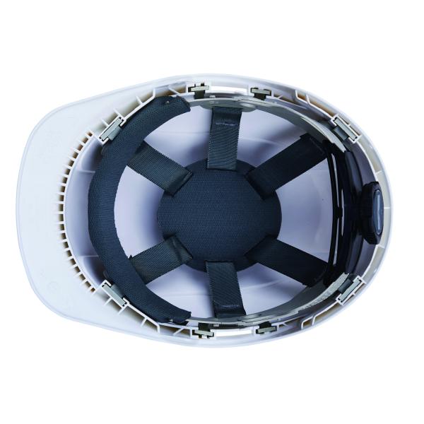 6 Points Webbing Suspension Safety Helmets for Construction T150 Ventilized ABS Material