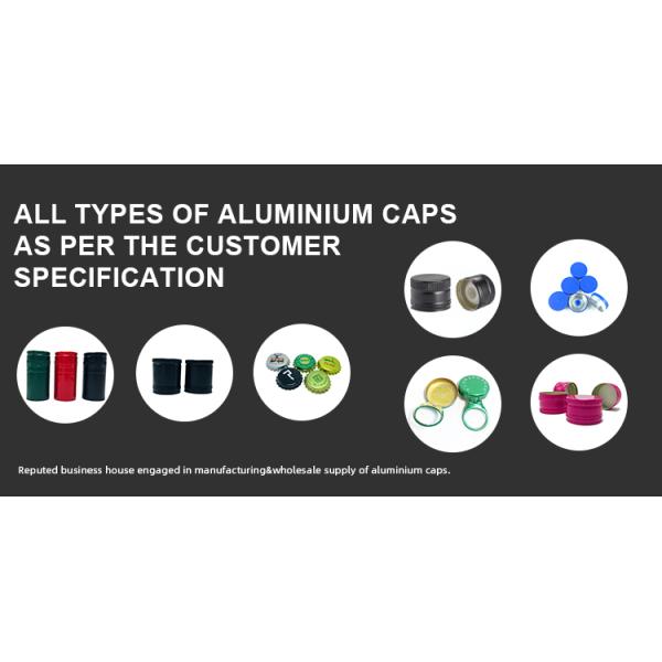 Gold 18mm 18/400 Disc Top Closure Smooth Bottle Cap Closure ODM