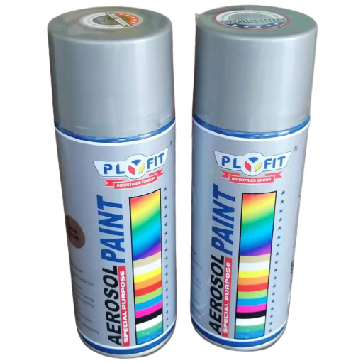 Aerosol Adhesive Silver 400ML Metallic Spray Paint Solvent Based
