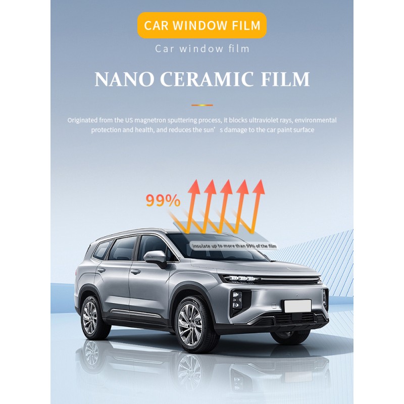 70% Transparent Sun Film For Cars Windshield Window Tint Sun To Block Sun Heat