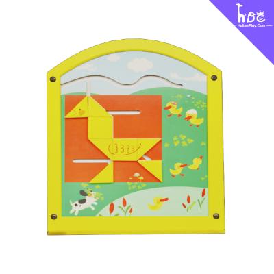 Modern Wood Wall Panel for Interior Playgrounds - Eco-Friendly MDF