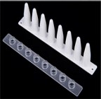 0.1 ML PCR Tubes White Medical Grade Polypropylene PP Made Self Adhesive Seal