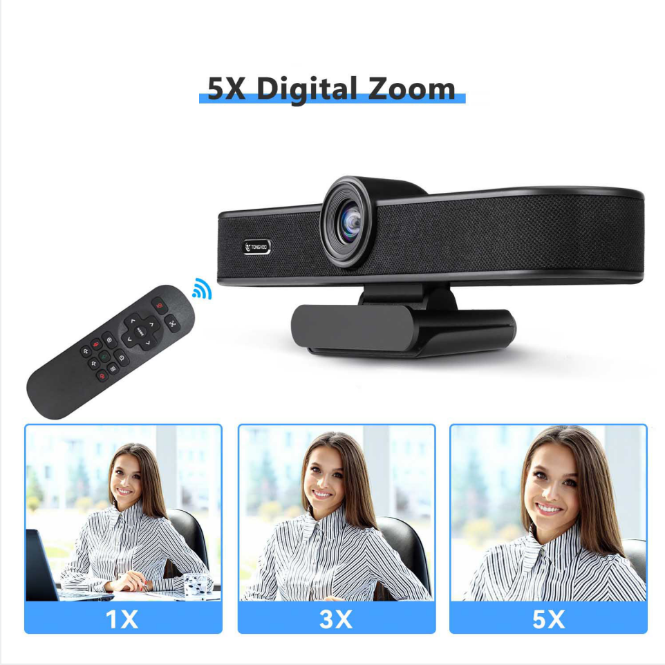 Все в одной веб-камере сигнала 4K камеры 5x цифров USB видеоконференции PTZ автоматической freaming