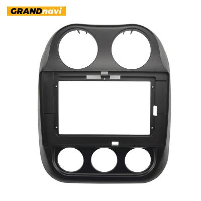 10 Inch Car Radio Fascia Frame DVD Panel Dashboard Mount Kit For Jeep Compass 2009-2016