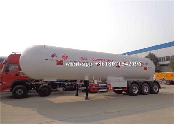 54m3 Semi Tanker Trailer LPG Propane Gas Transportation 27mt 1 Year Warranty