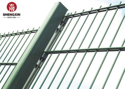 Diamond Welded Border Grillage Double Wire Fence Anti Climb