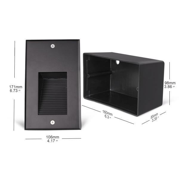 IP65 Лестничные светодиодные стеновые фонари 2W 6W Внешние Внутренние светодиодные лестничные фонари