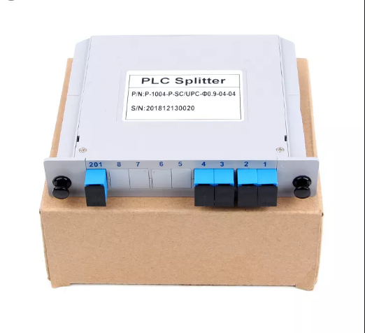Splitter PLC коробки SM-G.657A2 1x4 LGX